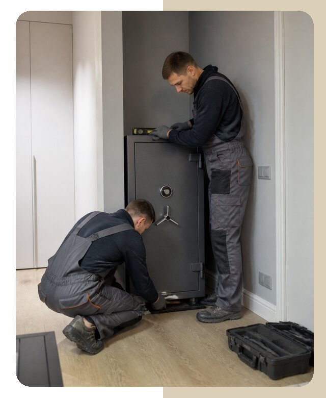Установка сейфа в квартире в Гатчине от 4624 р. | Дверной